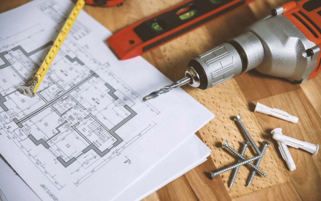 Bušilica, metar i arhitektonski plan
