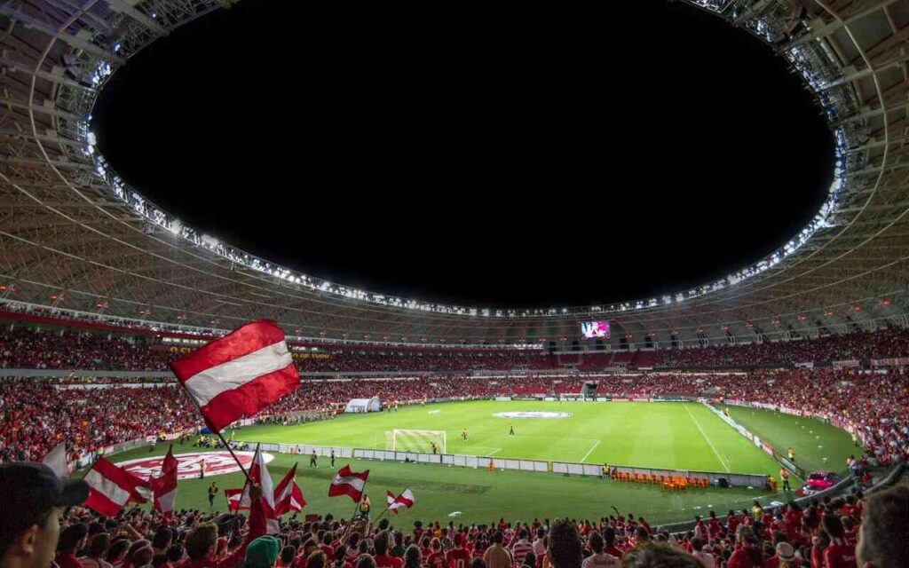 Popunjen fudbalski stadion pred početak utakmice svetskog prvenstva

